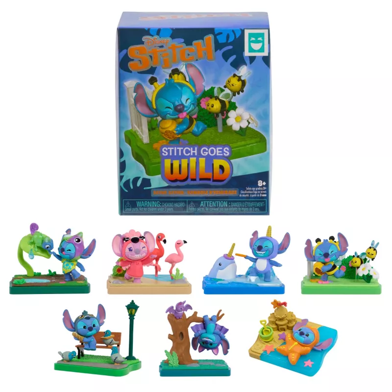 Just Play Happy Haul Stitch Goes Wild συλλεκτικές φιγούρες Blindbox