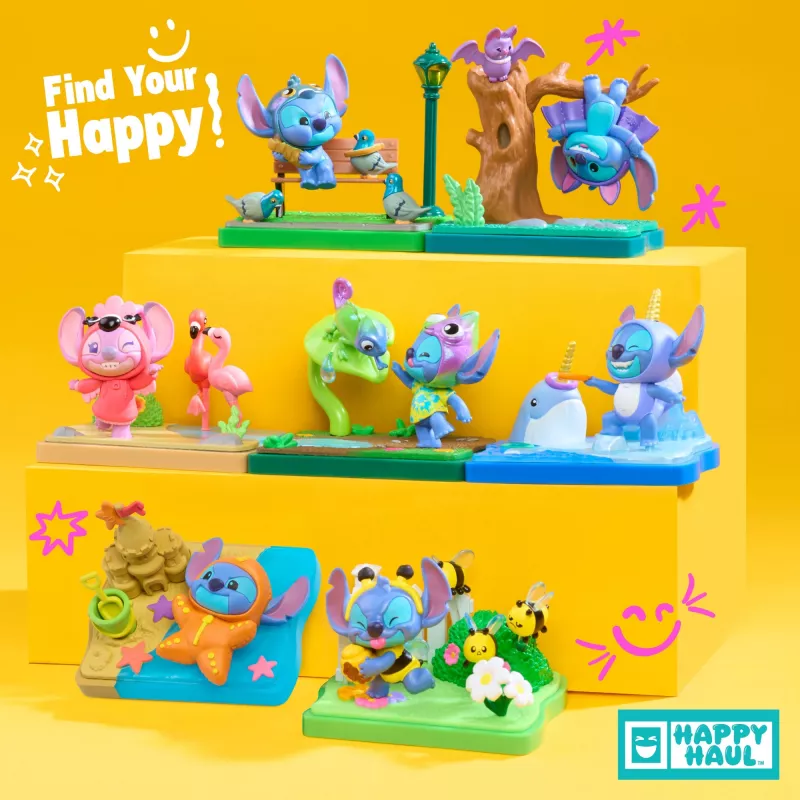 Just Play Happy Haul Stitch Goes Wild συλλεκτικές φιγούρες Blindbox