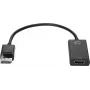 HP DisplayPort σε HDMI 1.4 αντάπτορας, DisplayPort, HDMI, μαύρο