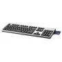 HP Smart Card πληκτρολόγιο, Full-size (100%), ενσύρματο, USB, μηχανικό, μαύρο, ασημί