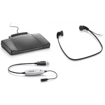 Philips LFH5220 ακουστικά ενσύρματα κεφαλόδεσμος, in-ear μαύρο, ασημί