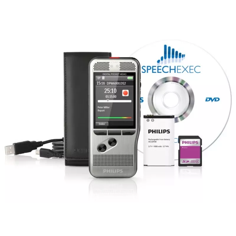 Philips DPM6000 κάρτα flash μαύρο, ασημί