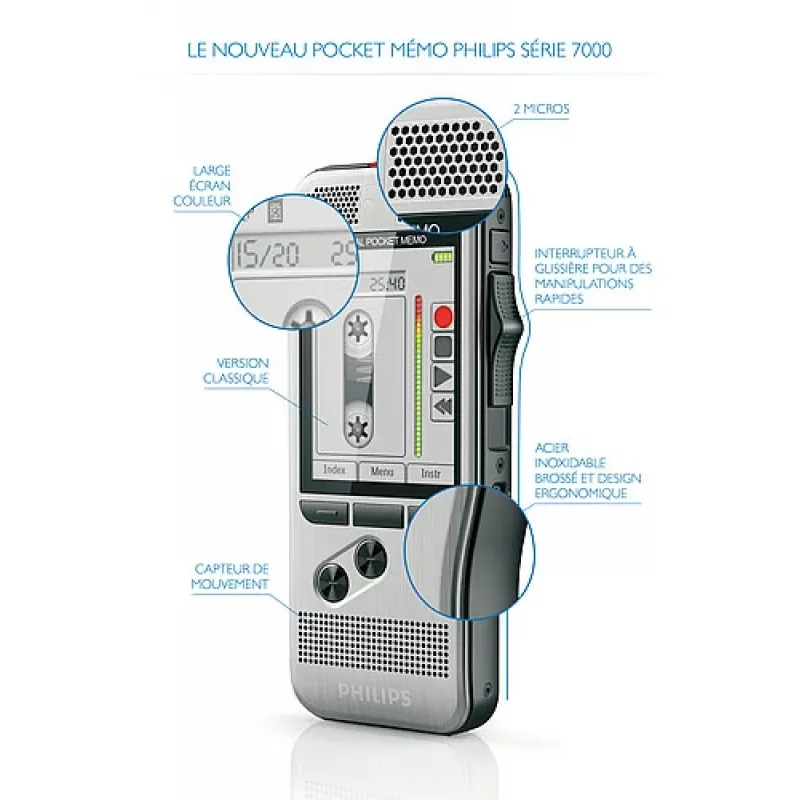 Philips DPM 7200 κάρτα flash ανοξείδωτο ατσάλι