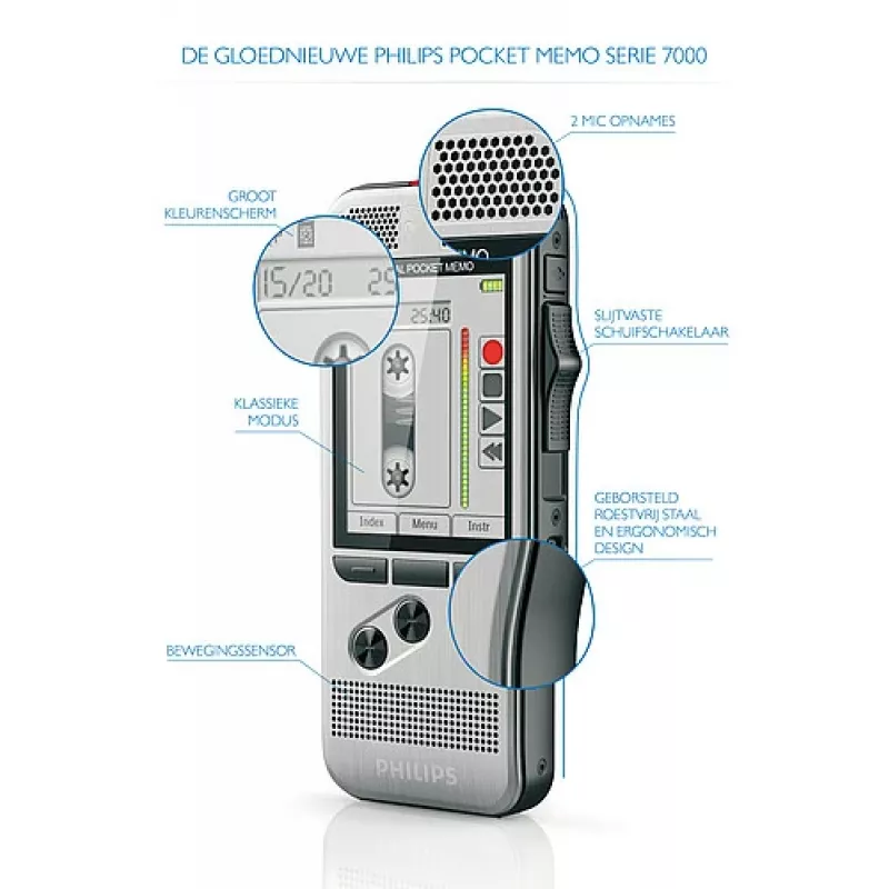 Philips DPM 7200 κάρτα flash ανοξείδωτο ατσάλι