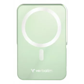 Verbatim Charge 'n' Go μαγνητικό ασύρματο powerbank με βάση – 10000 mAh πράσινο