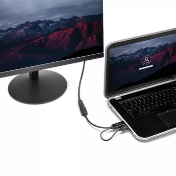 StarTech.com Προσαρμογέας HDMI σε DisplayPort - 4K 30Hz, 3840 x 2160 Pixel, 1080p, 720p, 120 Hz, Μαύρο, MegaChips - STDP2600, Ενεργός Μετατροπέας Βίντεο