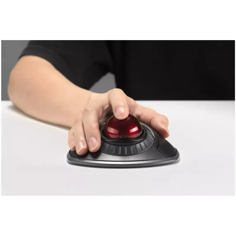 Kensington Orbit Ασύρματο Trackball με Δακτύλιο Κύλισης - Μαύρο