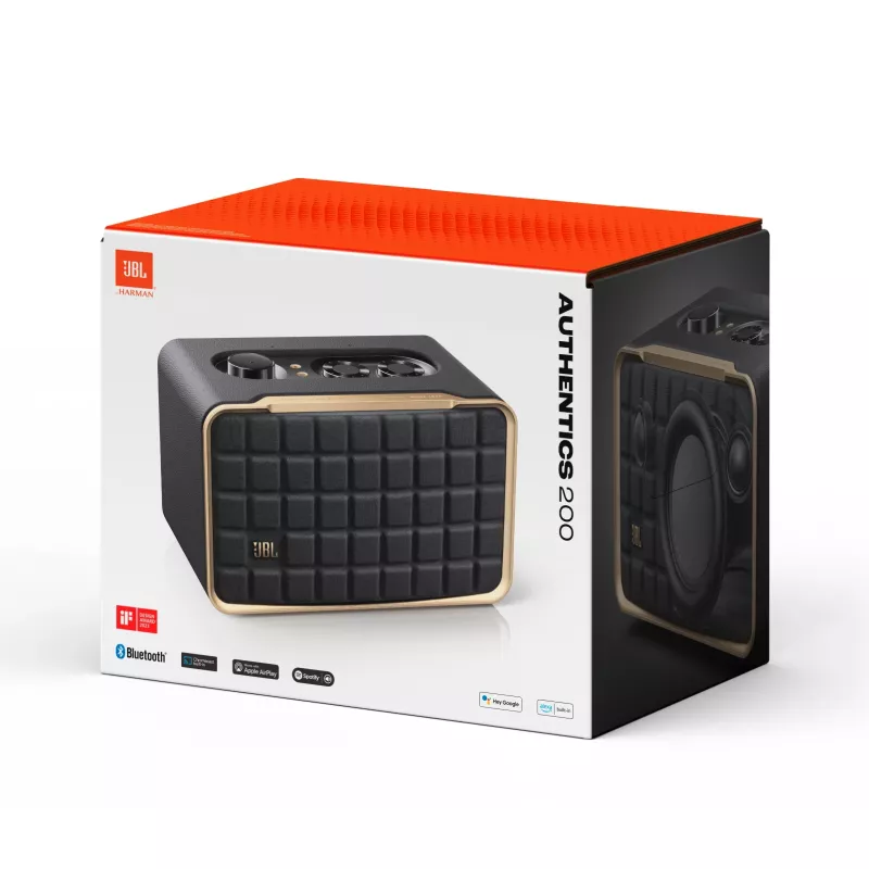 JBL Authentics 200 στερεοφωνικό φορητό ηχείο μαύρο 45 W