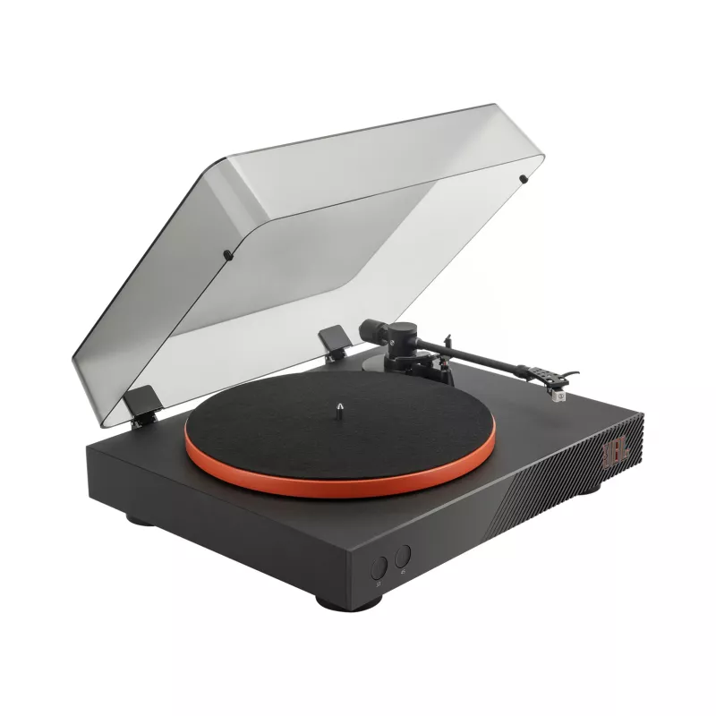 JBL Spinner BT πικάπ με ιμάντα μαύρο, πορτοκαλί