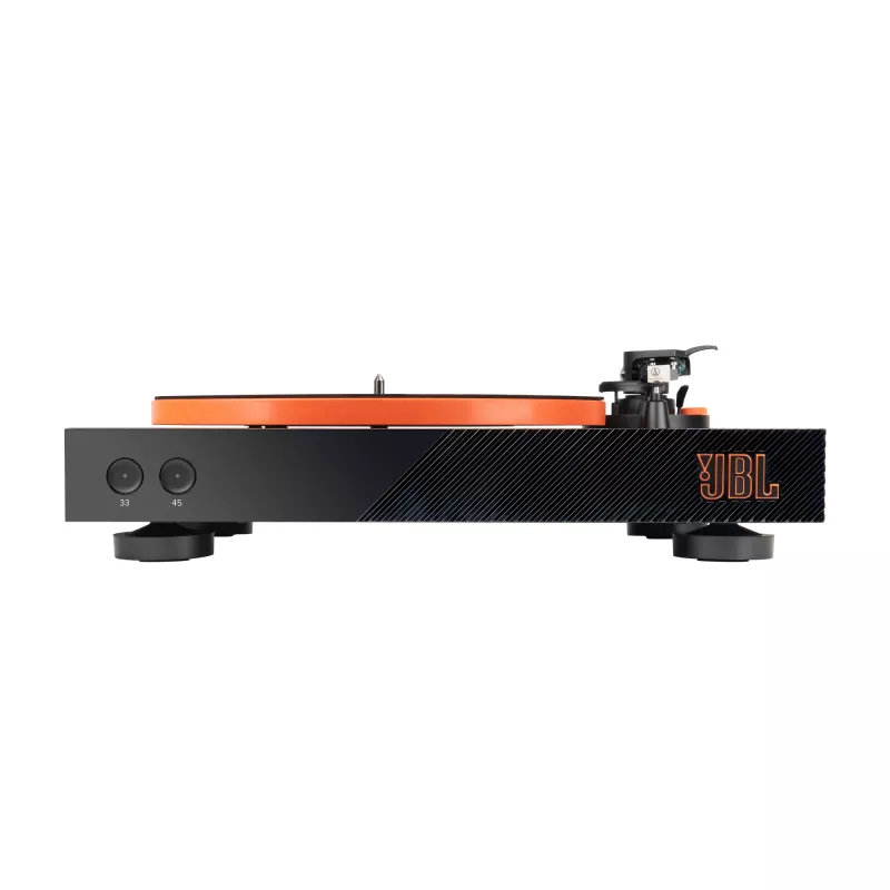 JBL Spinner BT πικάπ με ιμάντα μαύρο, πορτοκαλί