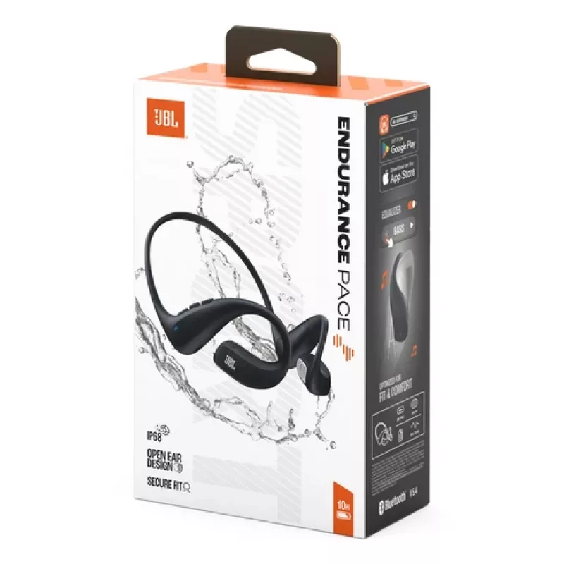 JBL Endurance Pace Ακουστικά Ασύρματα Open-ear Αθλητικά Bluetooth Μαύρο