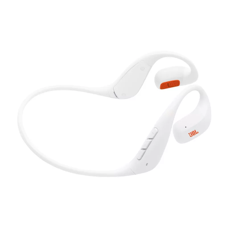 Ακουστικά JBL Endurance Pace Ασύρματα Open-ear Αθλητικά Bluetooth USB Type-C Λευκό, 20–20000 Hz, 120 g