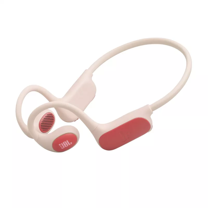 JBL Junior Free Headset Ασύρματα Open-ear Αθλητικά Bluetooth Καφέ, Λευκό
