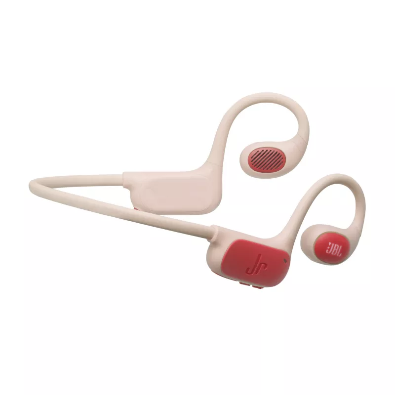 JBL Junior Free Headset Ασύρματα Open-ear Αθλητικά Bluetooth Καφέ, Λευκό