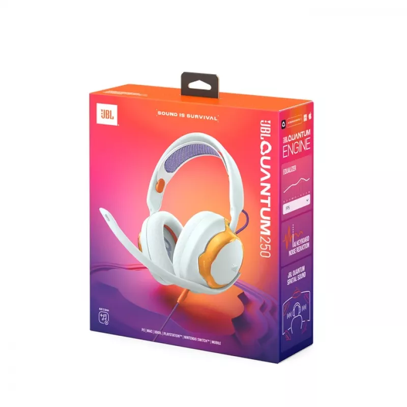 JBL Quantum 250 Headset Ενσύρματο Headband Gaming Τιρκουάζ