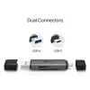 Αναγνώστης καρτών TP‑LINK UA430D USB 3.1 — Υποστήριξη MicroSD/SD, 200 Mbit/s, Μαύρο, 75×22,9×9,3 mm