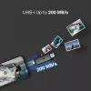 Αναγνώστης καρτών TP‑LINK UA430D USB 3.1 — Υποστήριξη MicroSD/SD, 200 Mbit/s, Μαύρο, 75×22,9×9,3 mm