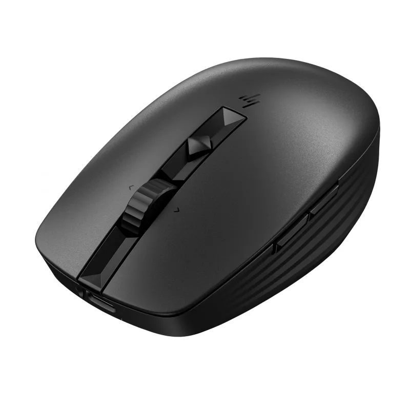 HP 715 Επαναφορτιζόμενο Ποντίκι Multi-Device, αμφίχειρο, RF Wireless + Bluetooth, 3000 DPI, Μαύρο