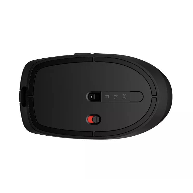 HP 715 Επαναφορτιζόμενο Ποντίκι Multi-Device, αμφίχειρο, RF Wireless + Bluetooth, 3000 DPI, Μαύρο