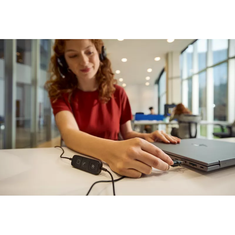 Ενσύρματο Στερεοφωνικό Headset HP POLY Mission 625 με USB (C01C6AA)