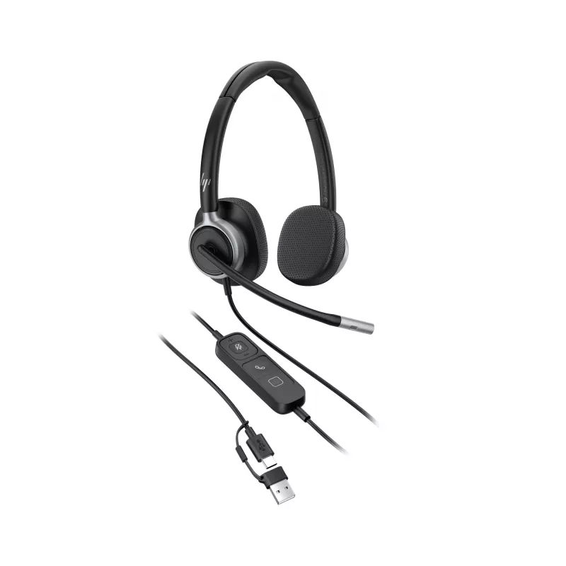 Ενσύρματο Στερεοφωνικό Headset HP POLY Mission 625 με USB (C01C6AA)