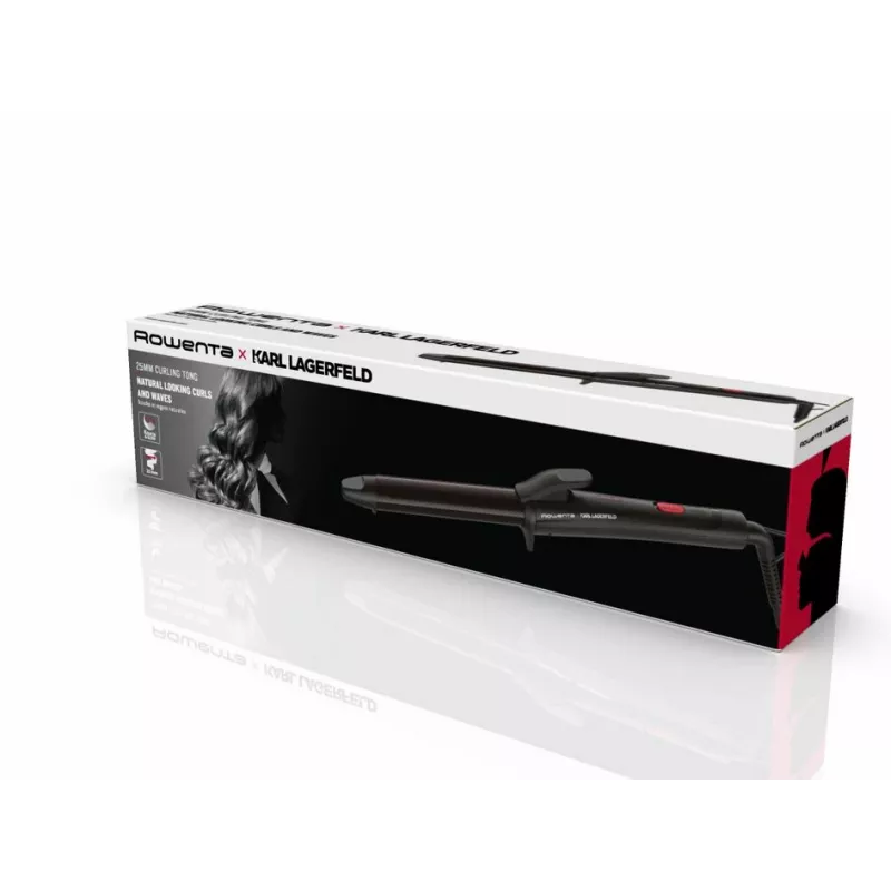 Rowenta X KARL LAGERFELD CF321L Ψαλίδι μπούκλας Θερμό Μαύρο, Κόκκινο 47 W 1,8 m