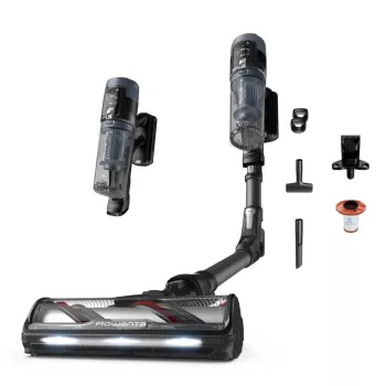 Rowenta X-Force Flex 14.80 RH9B36WV Σκούπα ράβδου/ηλεκτρική σκούπα 2-in-1 σκούπα ράβδου Μπαταρία Στεγνό Χωρίς σακούλα 0,65 l 670 W Μαύρο, Μπλε