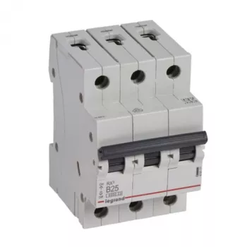 Διακόπτης προστασίας γραμμής Legrand 419171 B25A 3P 6kA – 3-πολικός, χαρακτηριστική B, 25 A, ικανότητα διακοπής 6 kA