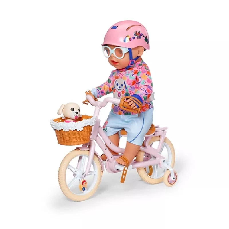 BABY born @ Bike με Lucky Σετ ποδηλάτου κούκλας