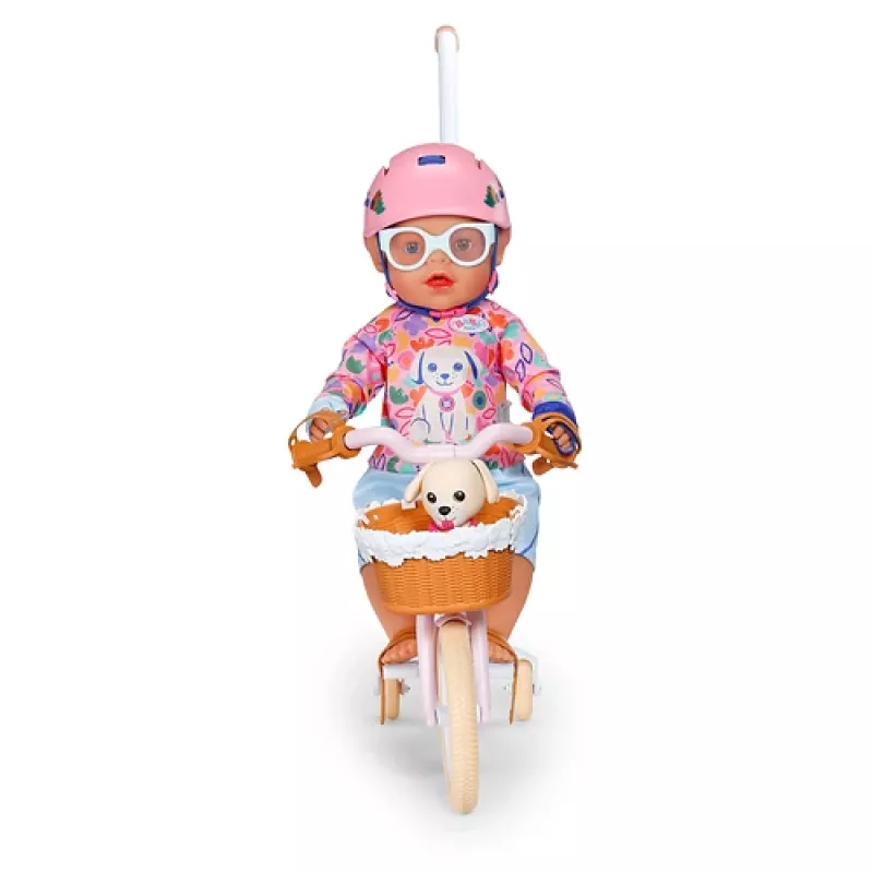 BABY born @ Bike με Lucky Σετ ποδηλάτου κούκλας