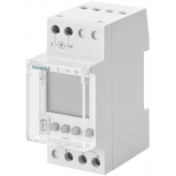 Siemens 7LF4521-0 Ψηφιακός χρονοδιακόπτης ράγας, 230 V AC, 16 A