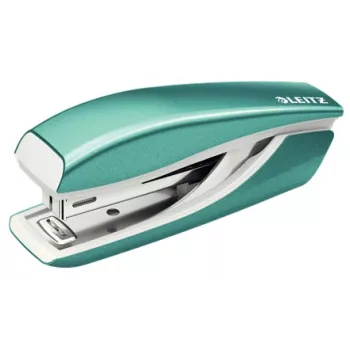 Leitz NeXXt WOW Μεταλλικό μίνι συρραπτικό, 10 φύλλα, Μπλε, Μέταλλο, Πλαστικό, 80 g/m², 3,5 cm, Φόρτωση από πάνω