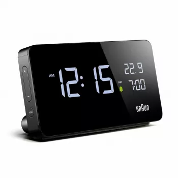 Braun BC20BEU Επιτοίχιο/επιτραπέζιο ρολόι Ψηφιακό ρολόι Ορθογώνιο Μαύρο