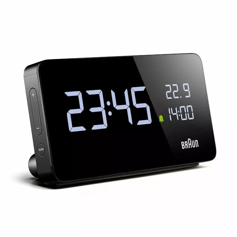 Braun BC20BEU Επιτοίχιο/επιτραπέζιο ρολόι Ψηφιακό ρολόι Ορθογώνιο Μαύρο