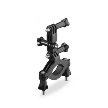 HAMA Παθητική βάση για action-camera — Μεγάλη, Μαύρη, για ποδήλατα και υπαίθριο (κατάλληλη για σωλήνες 2,5–6,2 cm)