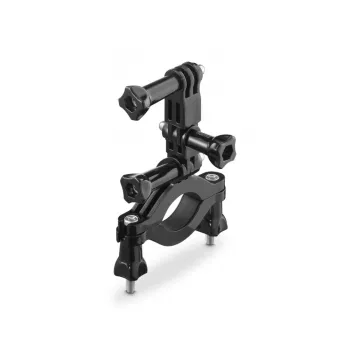 HAMA Παθητική βάση για action-camera — Μεγάλη, Μαύρη, για ποδήλατα και υπαίθριο (κατάλληλη για σωλήνες 2,5–6,2 cm)