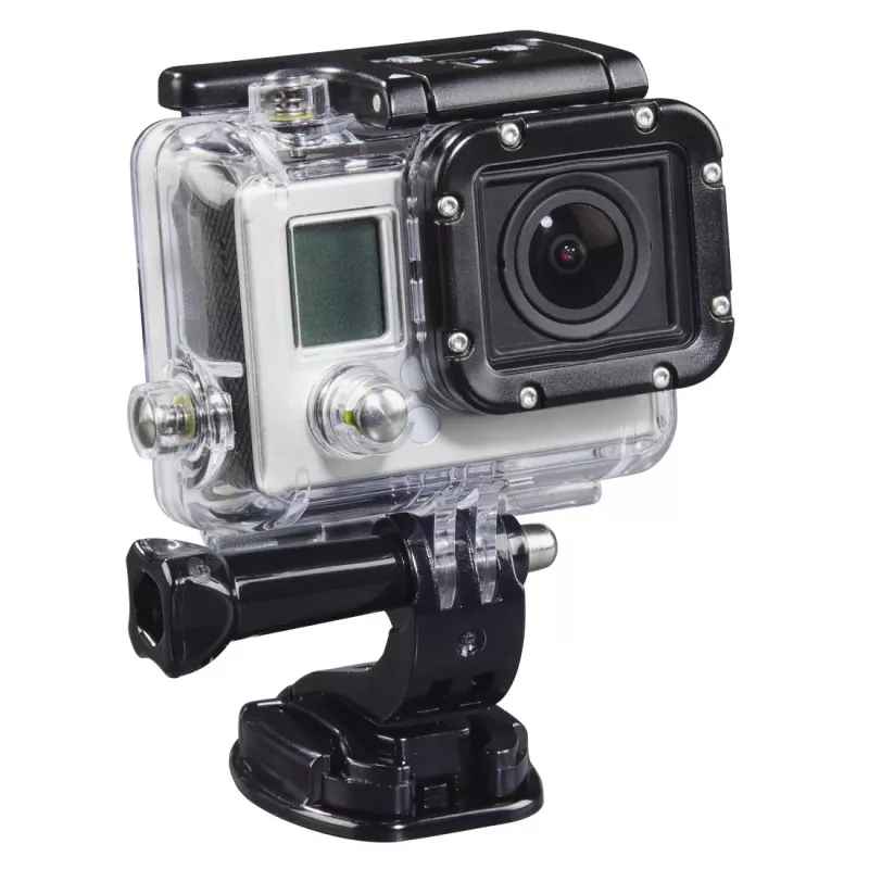 HAMA παθητική βάση για action-camera 00004569 — μαύρη, στήριξη αυτοκινήτου και κράνους