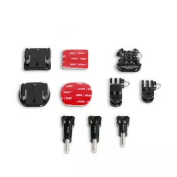 HAMA Βάση για action-camera 00004572 Μαύρη — πλαϊνή βάση κράνους με βραχίονα περιστροφής