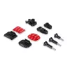 HAMA Βάση για action-camera 00004572 Μαύρη — πλαϊνή βάση κράνους με βραχίονα περιστροφής
