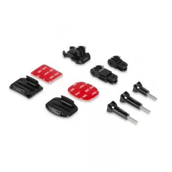HAMA Βάση για action-camera 00004572 Μαύρη — πλαϊνή βάση κράνους με βραχίονα περιστροφής