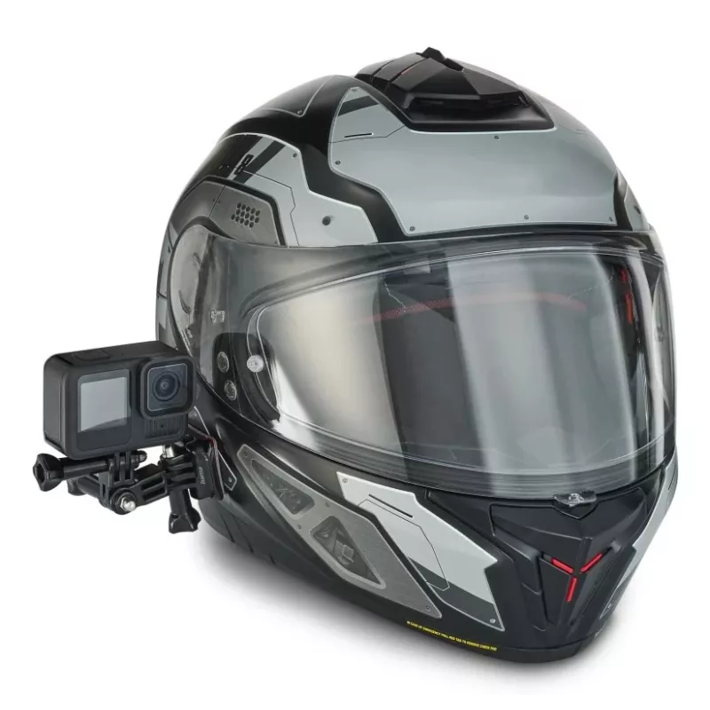 HAMA Βάση για action-camera 00004572 Μαύρη — πλαϊνή βάση κράνους με βραχίονα περιστροφής