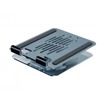 Βάση tablet multimedia CONCEPTRONIC THANA09G — πτυσσόμενη περιστρεφόμενη βάση, βάση περιστροφής 360°, ρυθμιζόμενου ύψους, γκρι, 150×110×40 mm
