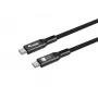 Καλώδιο USB4 Gen 4x2 C σε C EQUIP 1,2 m, 80 Gbit/s, PD240W, 8K@60Hz, μαύρο