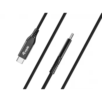 Καλώδιο Equip USB 4 Ultra λεπτό C σε C, 1,2 m, PD240W, 4K/60Hz, 40 Gbps, μαύρο