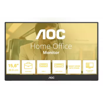 AOC 16T20E2 φορητή τηλεόραση/monitor φορητό monitor μαύρο 39,6 cm (15,6 ίντσες) LED 1920 x 1080 pixel