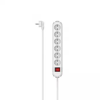 Hama 00223131 έξυπνο πολύπριζο 6 εξόδων AC 2 m