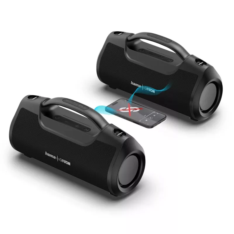 Hama Mate Pro MK II Στερεοφωνικό φορητό ηχείο Μαύρο 60 W