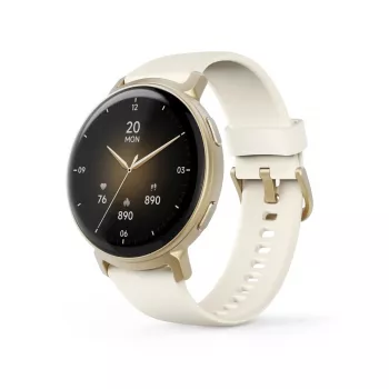 Hama 00178641 Smartwatch / Αθλητικό ρολόι 3,35 cm (1,32 ίντσες) AMOLED 43 mm Αναλογικό 466 x 466 Pixel Οθόνη αφής Χρυσό GPS (Δορυφορικό)