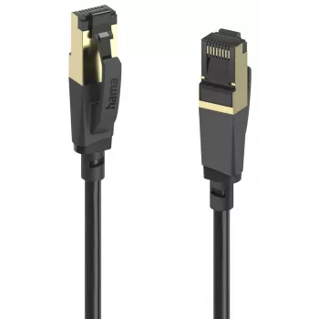 Hama 00202000 Καλώδιο δικτύου Μαύρο 0,5 m Cat8 S/FTP (S-STP)