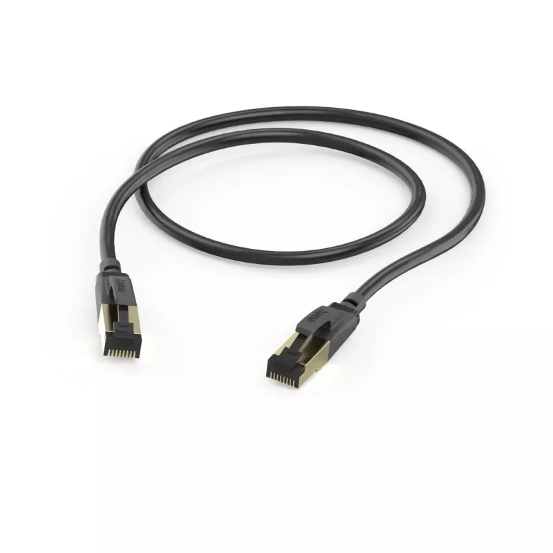 Hama 00202000 Καλώδιο δικτύου Μαύρο 0,5 m Cat8 S/FTP (S-STP)